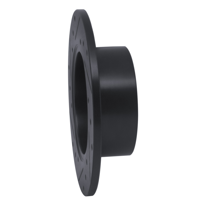 Audi 100 Quattro Brake Rotor (1) - Rear Right - R1 Concepts - Drilled & Slotted - Black - `92-`05